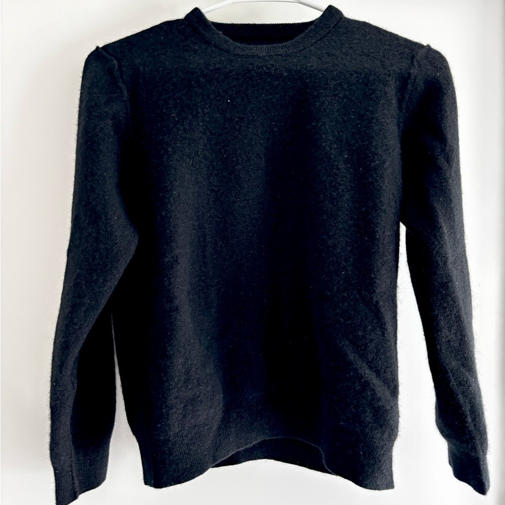 Everlane cashmere black sweater WNT
